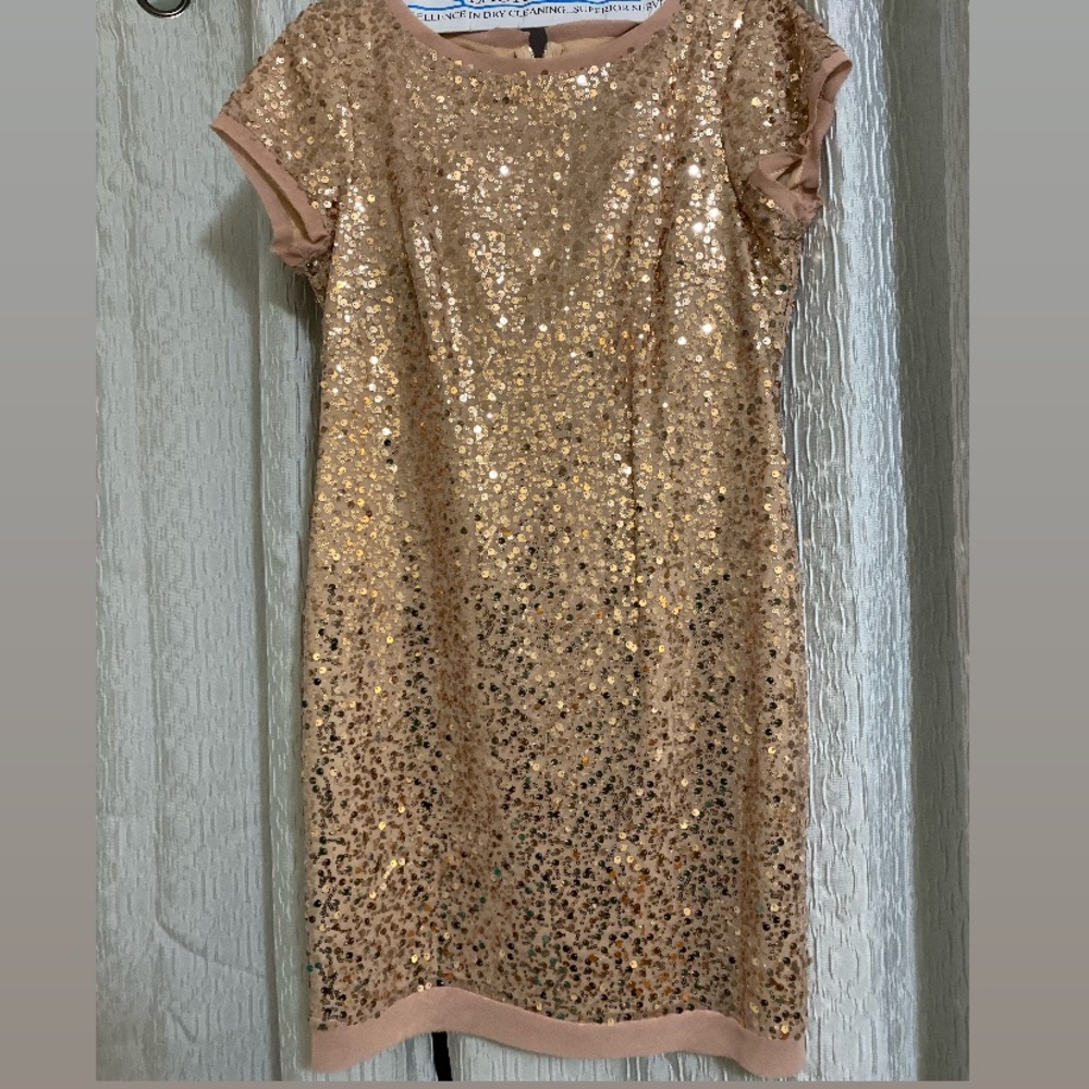 🏷 **VINCE CAMUTO** Rose Gold/Blush Sequin Dress